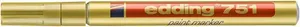 Lackmarker "751", gold, 1-2 mm, EDDING